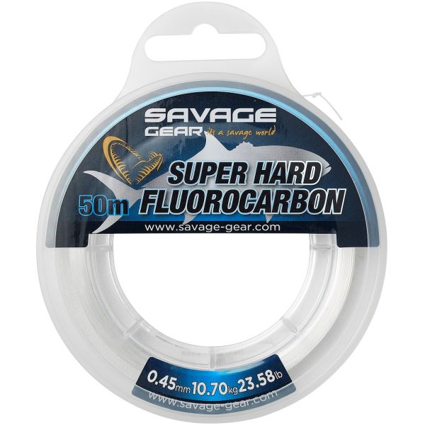 Savage Gear Fluorocarbon Super Hard Clear - 50 m 0,68 mm 22,4 kg