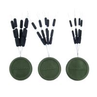 Gardner Zarážka Na Vlasec Target Line Stops Sinking Černé 15 ks