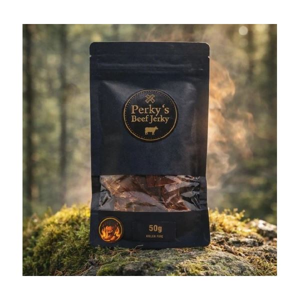 Perky´s Jerky Sušené Hovězí Maso Killer Fire 50 g