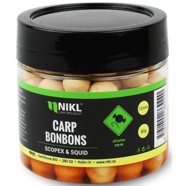 Nikl Carp Bonbons Pop Up 80 g 12 mm