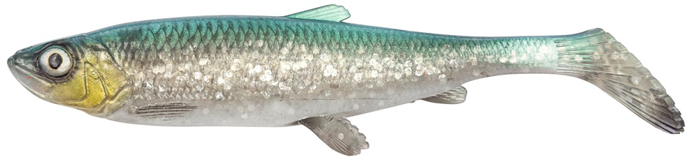 Levně Savage gear gumová nástaha 3d herring shad v2 green silver - 15 cm 23 g 2 ks