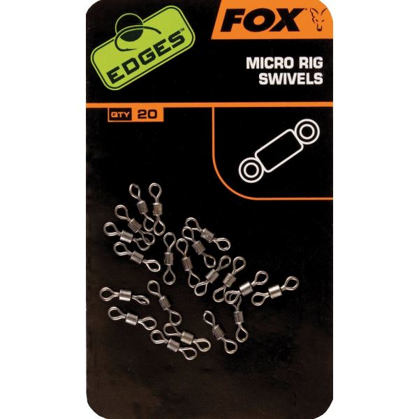 Fox Obratlík Edges Micro Ring Swivels 20 ks