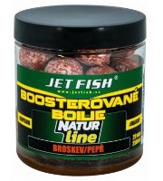 Jet Fish Boostrované Boilie Natur Line Broskev Pepř 250 ml 20 mm