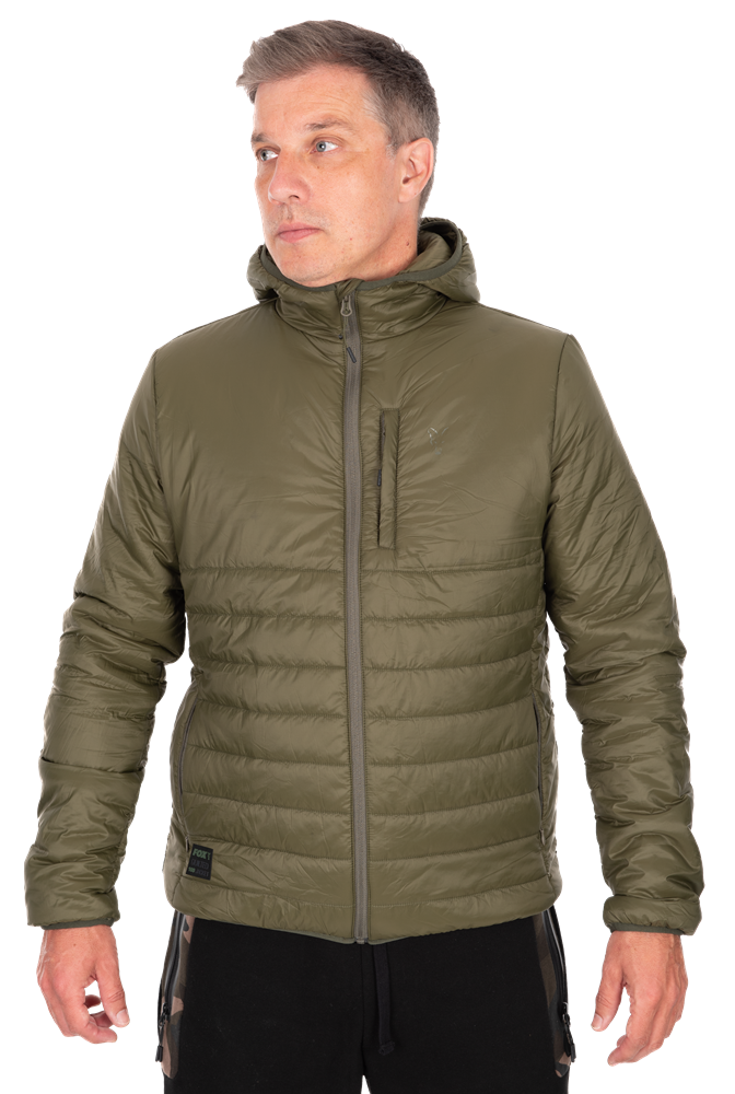 Fox bunda olive quilted 100 jacket - l