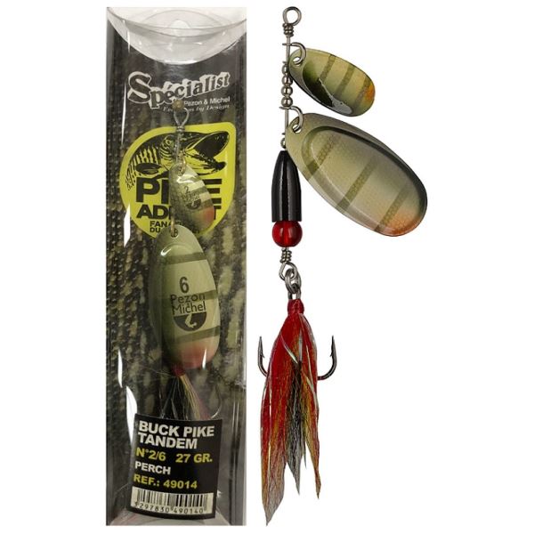 Pezon&Michel Třpytka Buck Pike Tandem Perch 27 g