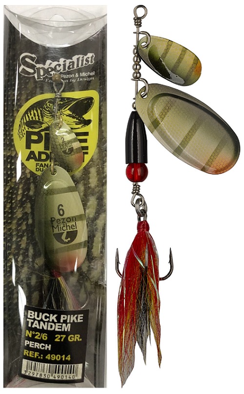 Pezon&michel třpytka buck pike tandem perch 27 g