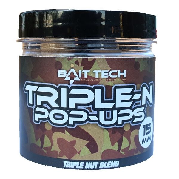 Bait-Tech Boilies Triple N Pop Ups 15 mm 70 g
