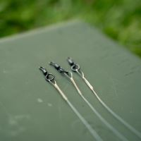 RidgeMonkey Návazce FluoroCast Fused Booms With QC Rotator Swivel 7" 18 cm 3 ks