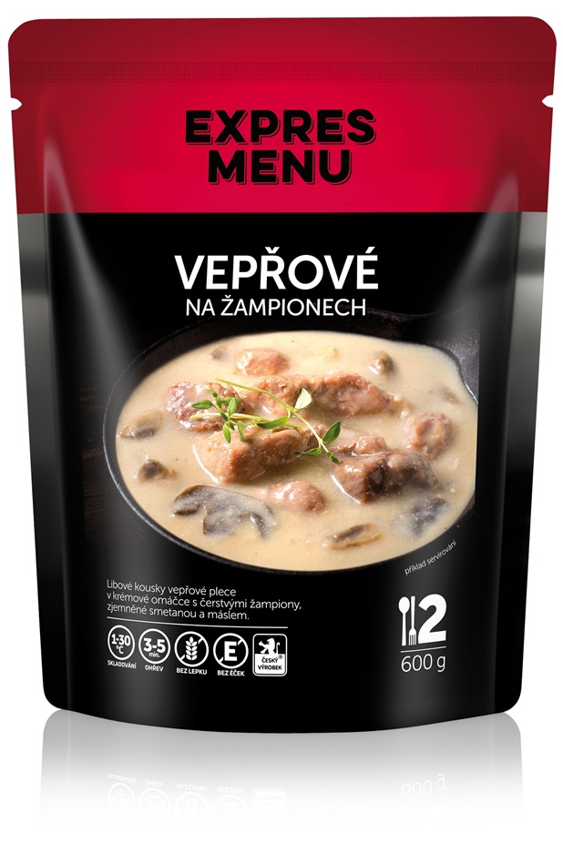 Levně Expres menu vepřové na žampionech 600 g