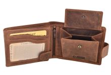 Mercucio Peněženka Světlehnědá Vzor 47 Kapr Hlava (1)