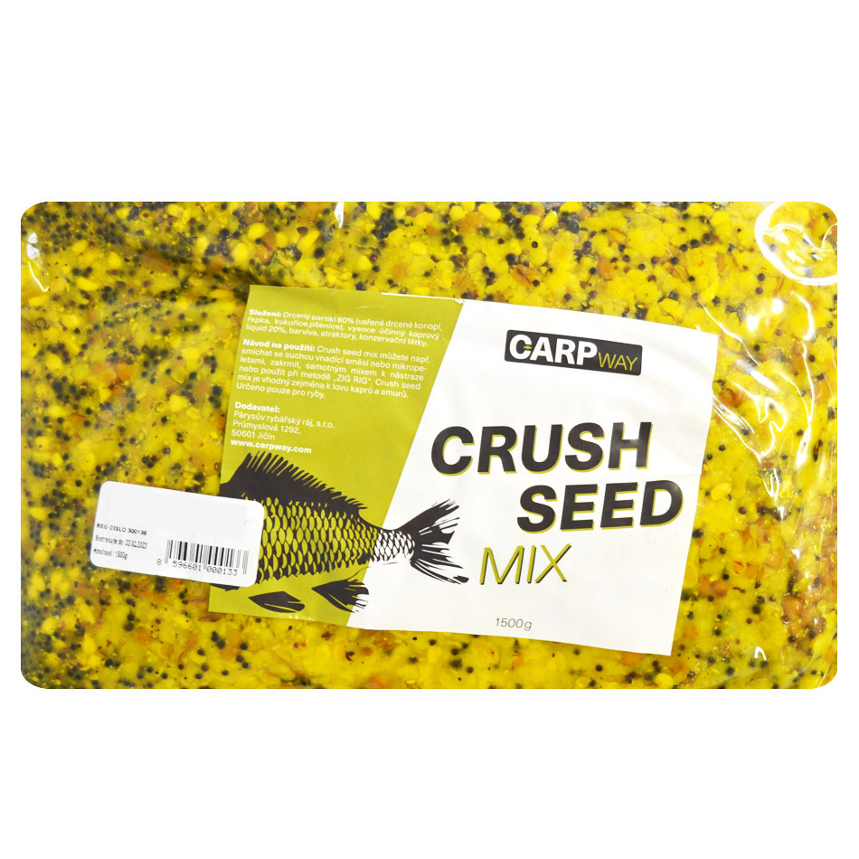 Levně Carpway drcený partikl crush seed mix 1,5 kg-med