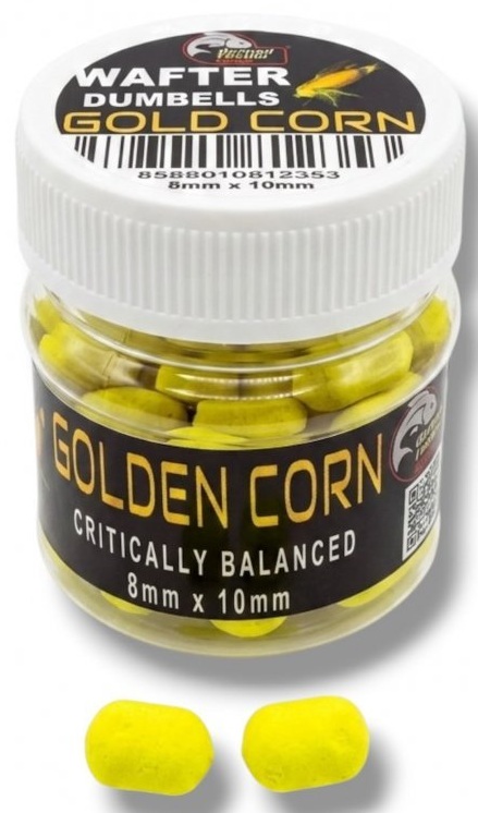 Method feeder fans wafter dumbbell 8x10 mm 50 ml - golden corn