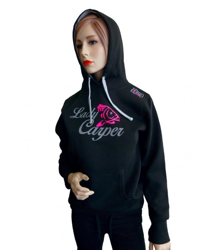 R-spekt mikina s kapucí lady carper black - xl