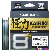 Shimano Splétaná Šňůra Line Kairiki 8+ Multi Color 300 m Shimano Splétaná Šňůra Line Kairiki 8+ Multi Color 300 m