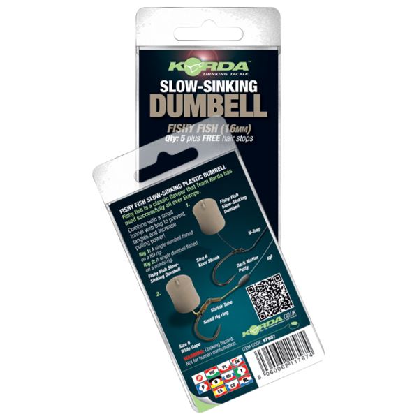 Korda Dumbell Slow Sinking Fishy Fish Hnědá Ryba