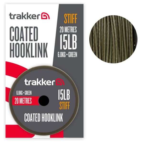 Trakker Návazcová Šňůra Stiff Coated Hooklink 20 m