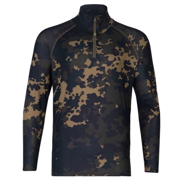 Korda Triko Kool UPF Zip Jersey Dark Kamo