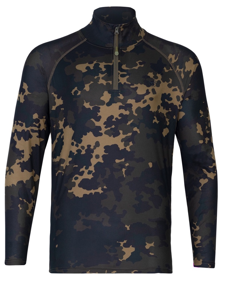 Korda triko kool upf zip jersey dark kamo - m