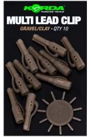 Korda Závěsky Multi Lead Clip - Gravel/Clay