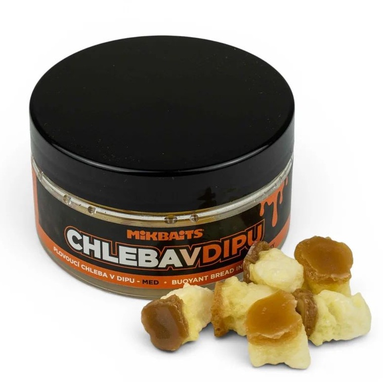 Mikbaits plovoucí chleba v dipu 6 ks - med