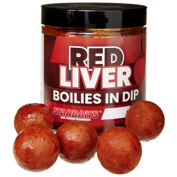Starbaits Boilies In Dip Concept Red Liver 150 g