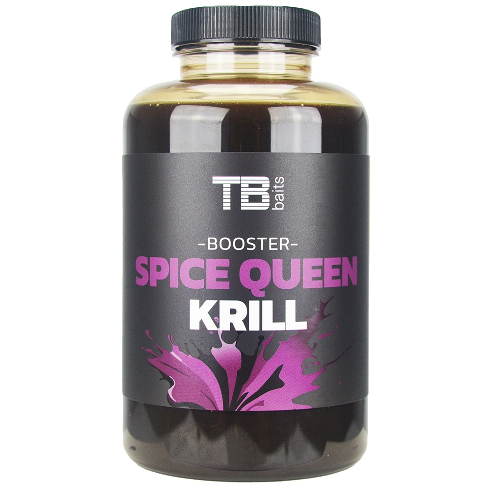 Levně Tb baits booster spice queen krill - 500 ml