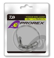 Daiwa Prorex Titanové Lanko S Karabinkou 20 cm (1)