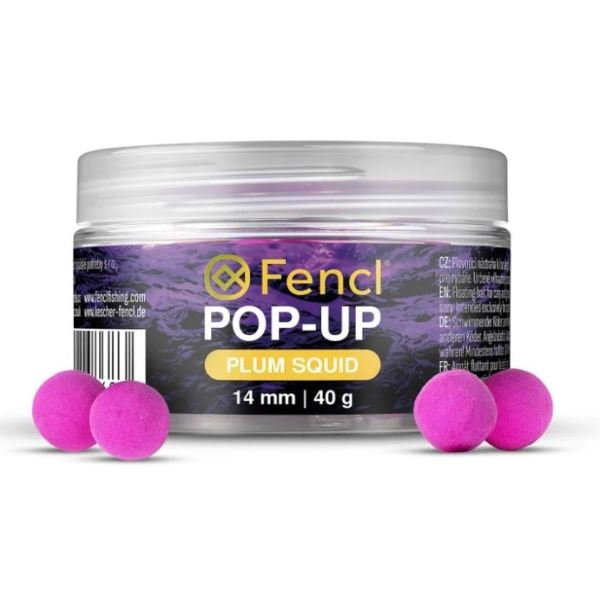 Fencl Plovoucí Boilie Pop Up Plum Squid 40 g 14 mm