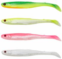 Savage Gear Gumová Nástraha Slender Scoop Shad Dark Water Mix (1)