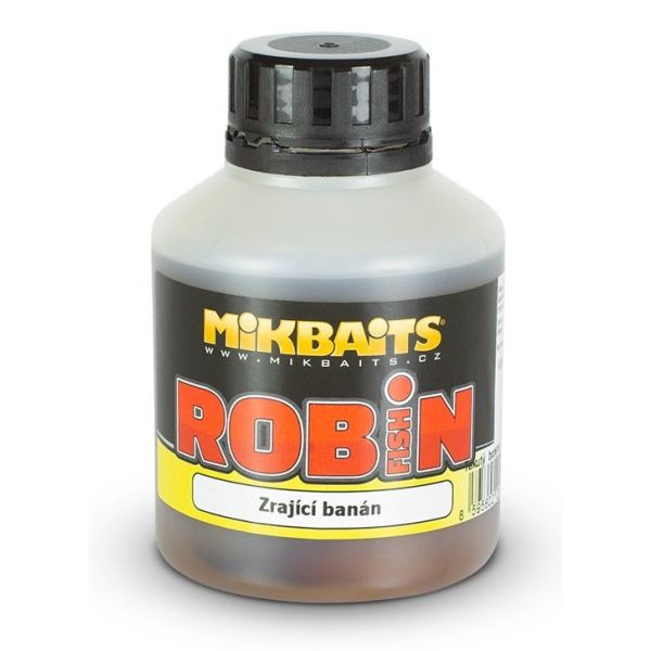 Mikbaits Booster Robin Fish Zrající banán 250 ml