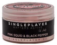 Singleplayer Vyvážené Boilie Special Edition Wafters Active Pink Squid &amp; Black Pepper 50 g 12/16 mm
