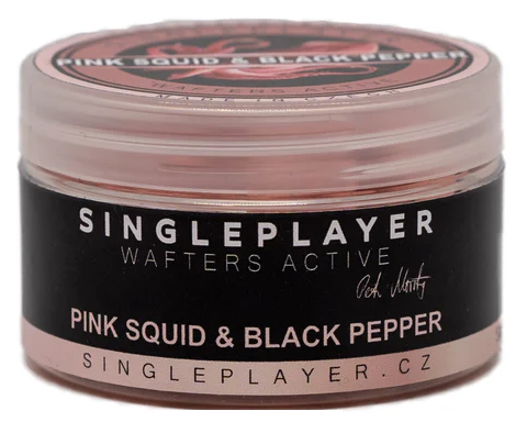 Levně Singleplayer vyvážené boilie special edition wafters active pink squid & black pepper 50 g 12/16 mm