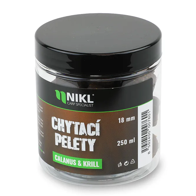 Levně Nikl chytací pelety calanus & krill 250 m - 18 mm