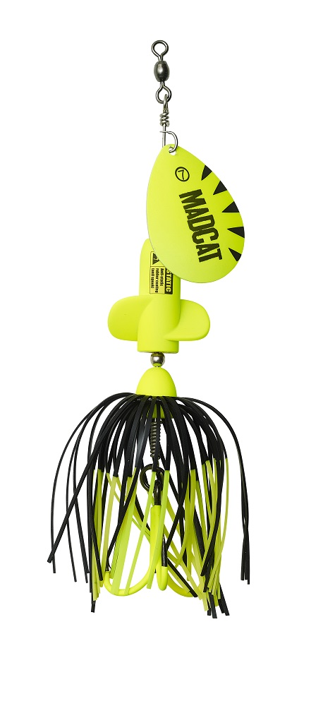 Levně Madcat třpytka a-static screaming spinner fluo yellow uv