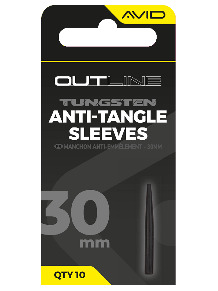 Levně Avid carp převleky proti zamotání outline tungsten anti-tangle sleeve - 30 mm
