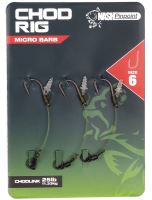 Nash Návazec Chod Rig Micro Barbed-Velikost 6 / Nosnost 11,33 kg (2)