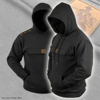 Vass Mikina Culture Hoody Khaki Black (5)