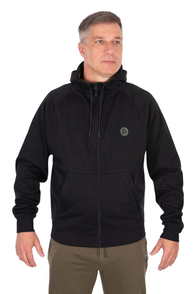 Fox mikina collection zipped hoody black - s