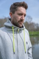 Matrix Mikina Black Edition Full Zip Hoody Marl Grey Lime (9)