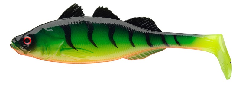 Daiwa gumová nástraha prorex live perch firetiger - 9,5 cm 8 g