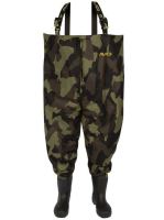 Avid Carp Prsačky Distortion Camo Chest Waders - 43