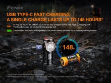 Fenix Čelovka HM51R Ruby V3.0 Celočerná (6)
