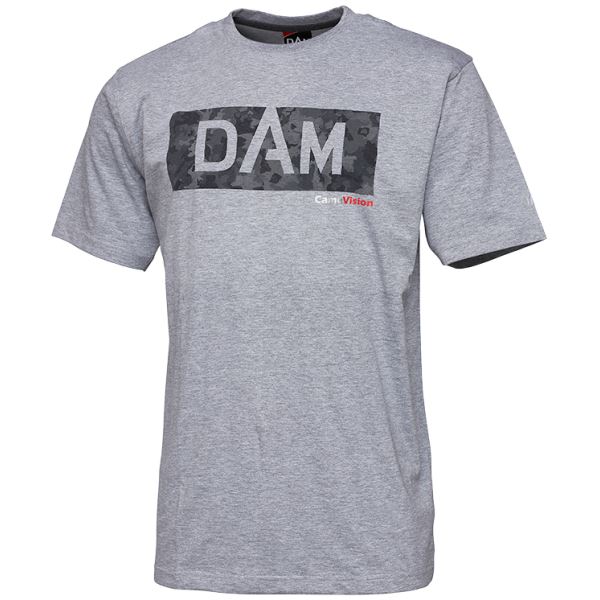 Dam Triko Logo T Shirt Grey