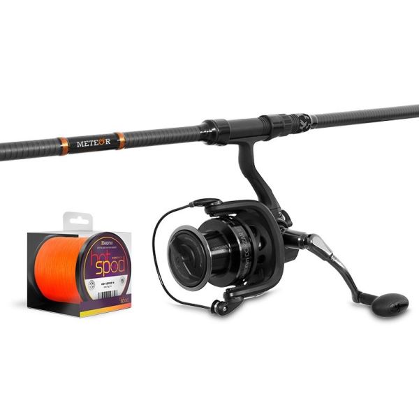 Delphin Spodový Set SPODCarp Prut 3,6 m 5 lb + Naviják Corzar 3T + Šňůra 0,14 mm