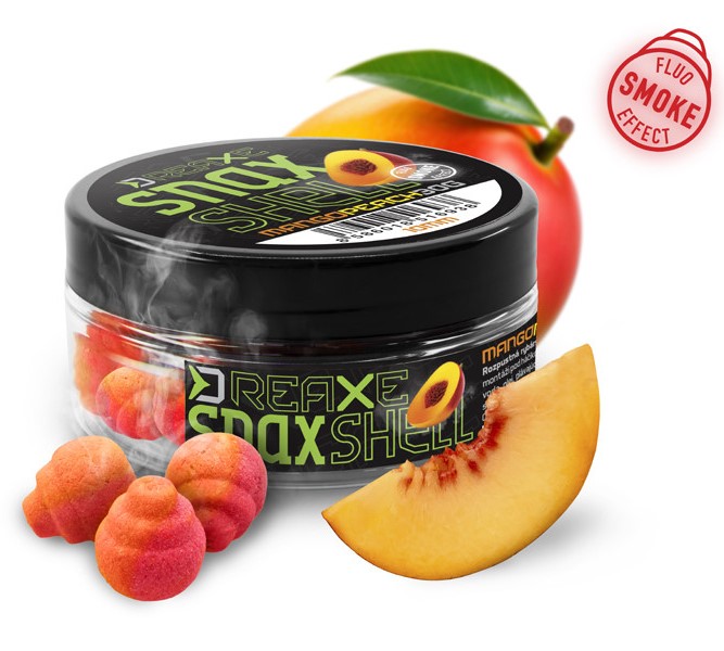 Delphin wafters rozpustná nástraha d snax shell mango broskev 30 g - 10 mm