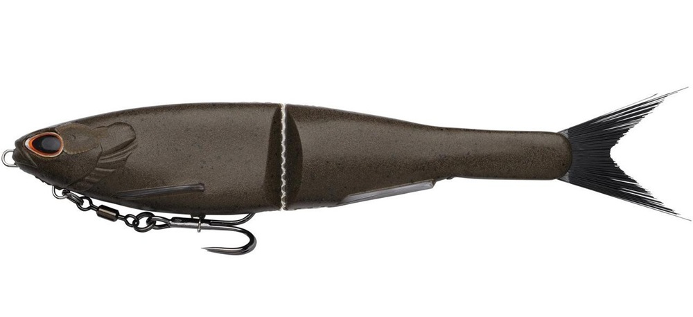 Berkley gumová nástraha powerbait nessie green pumpkin 17 cm 28 g
