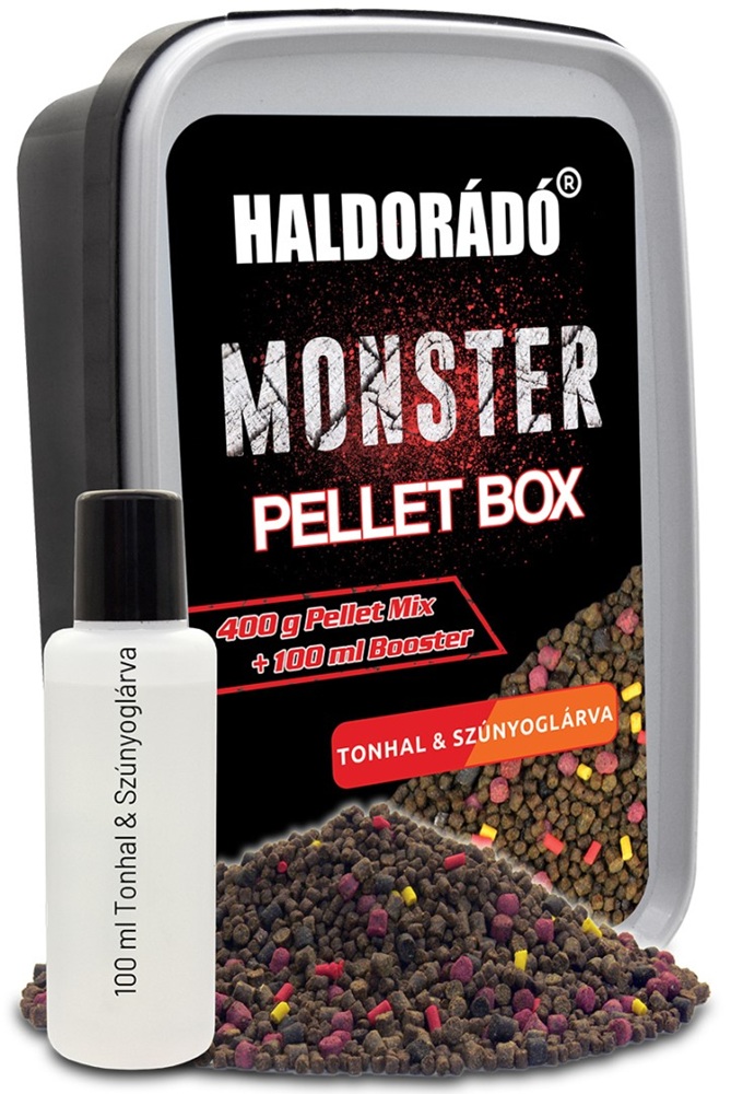 Haldorádó pelety monster pellet box 400 g 2 mm - tuňák patentka