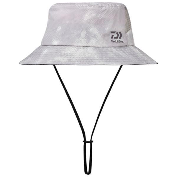 Daiwa Klobouk Half Mesh Bucket Hat White Haze Camo