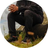 One More Cast Kalhoty Date Knight Lightweight Trousers - S