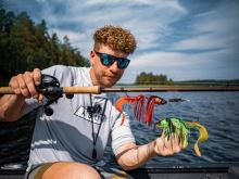 Abu Garcia Třpytka Beast Bladed Jig Sinking Redtiger 25 cm 50 g (3)